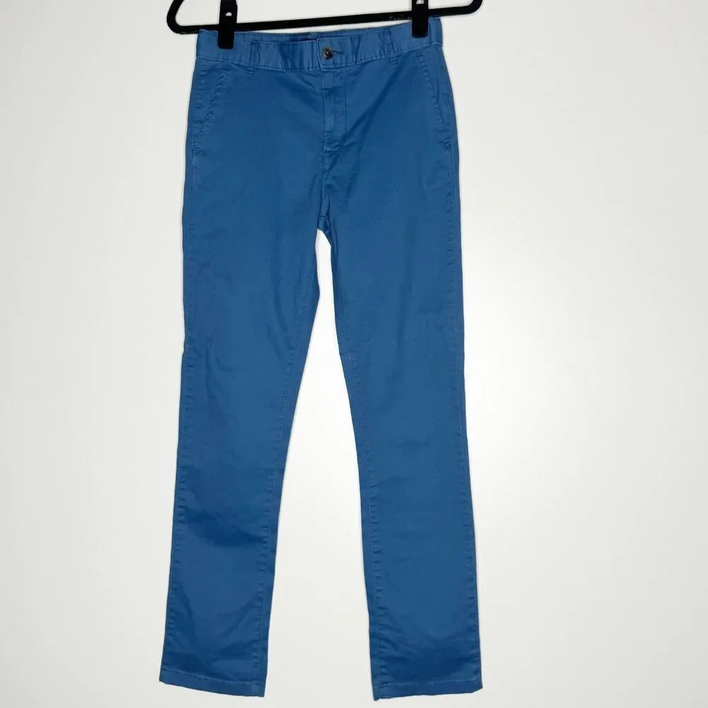 NEW The Children's Place Uniform Stretch Straight Chino Pants Kids Boys Size 12